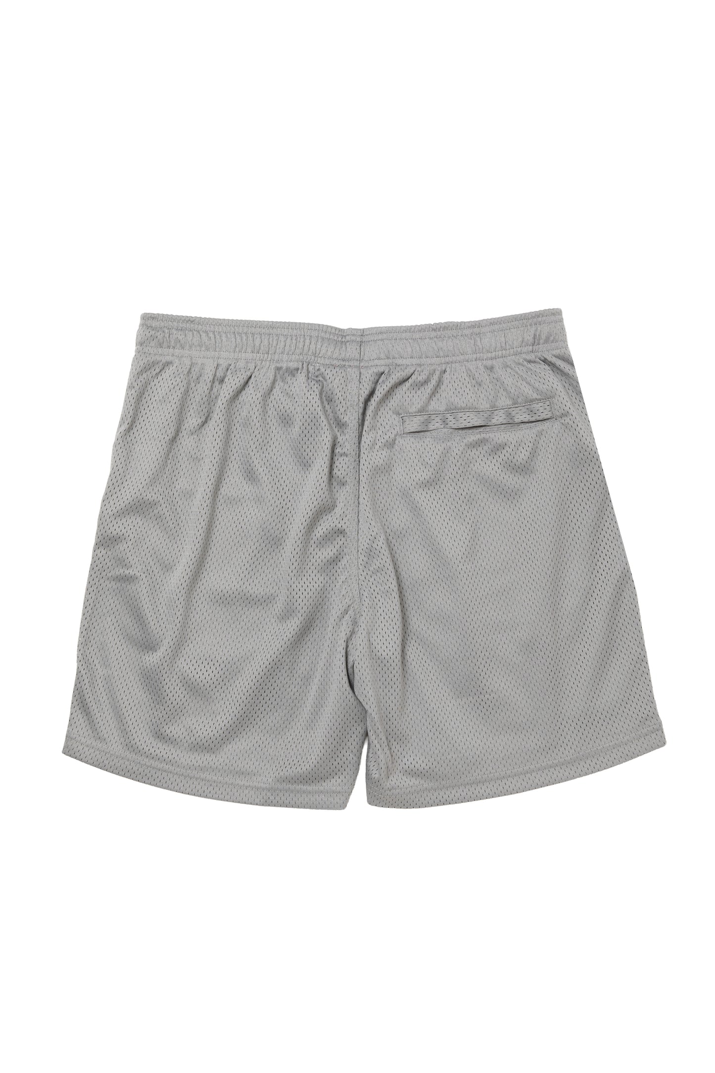 SIDE LOGO SIDE BLANK FRAME MESH SHORTS ICE GREY