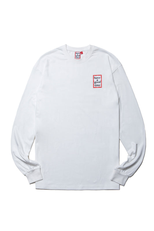 MINI FRAME L/S TEE WHITE