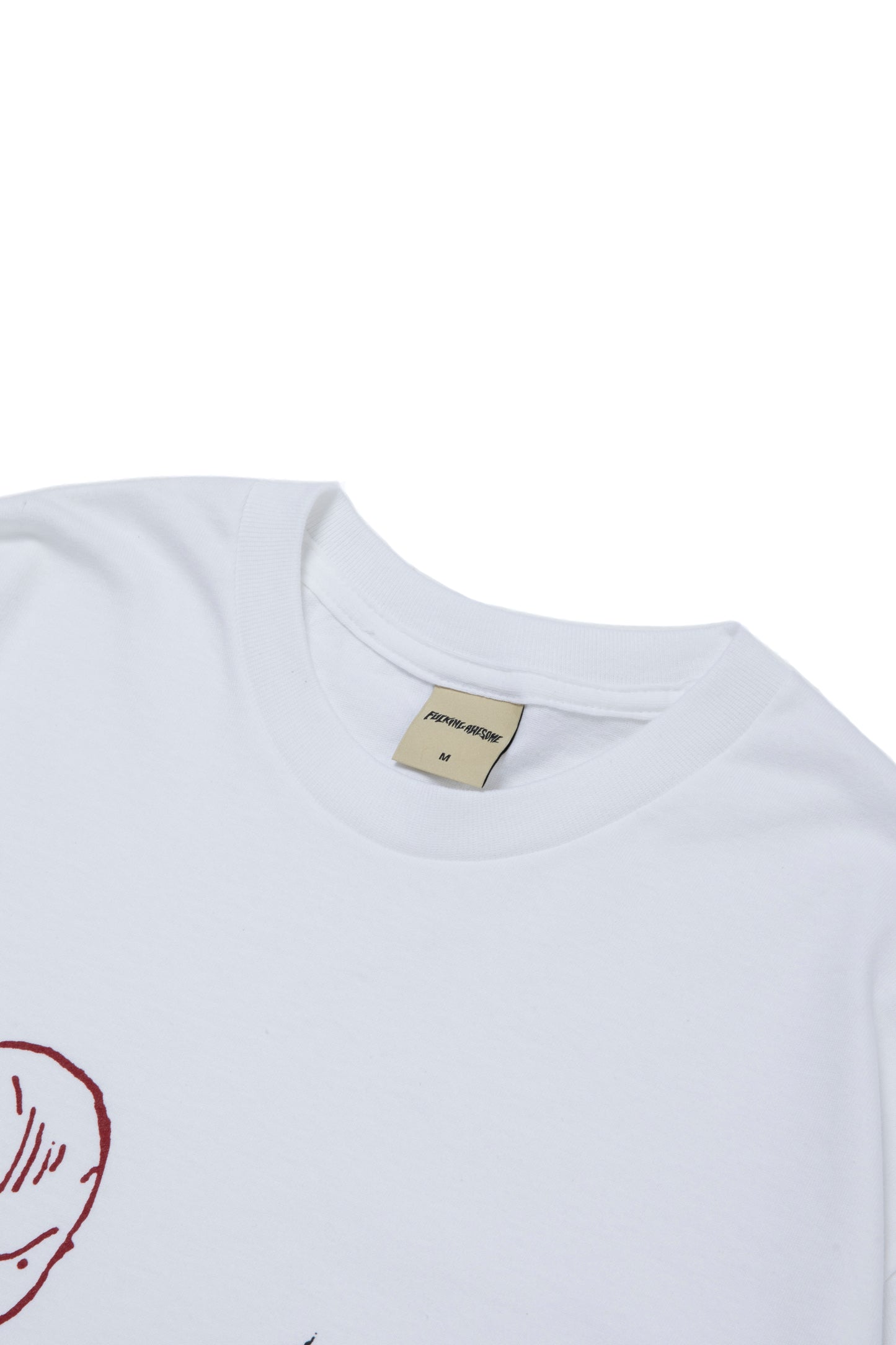 DEPRESSION TEST PRINT TEE WHITE