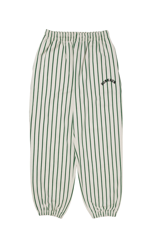 ARCH LOGO STRIPED SWEATPANTS OFF WHITE