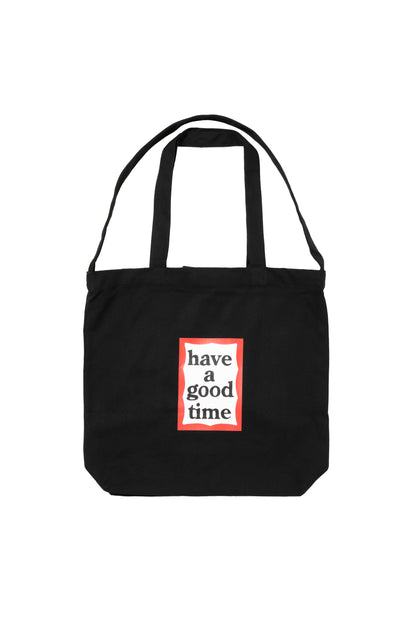 FRAME CANVAS 3WAY TOTE BLACK