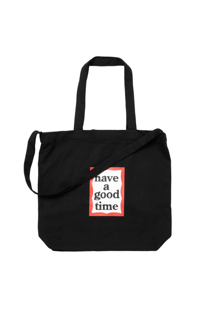 FRAME CANVAS 3WAY TOTE BLACK