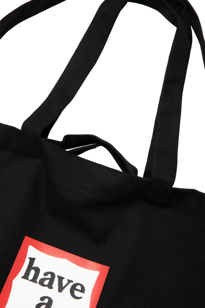 FRAME CANVAS 3WAY TOTE BLACK