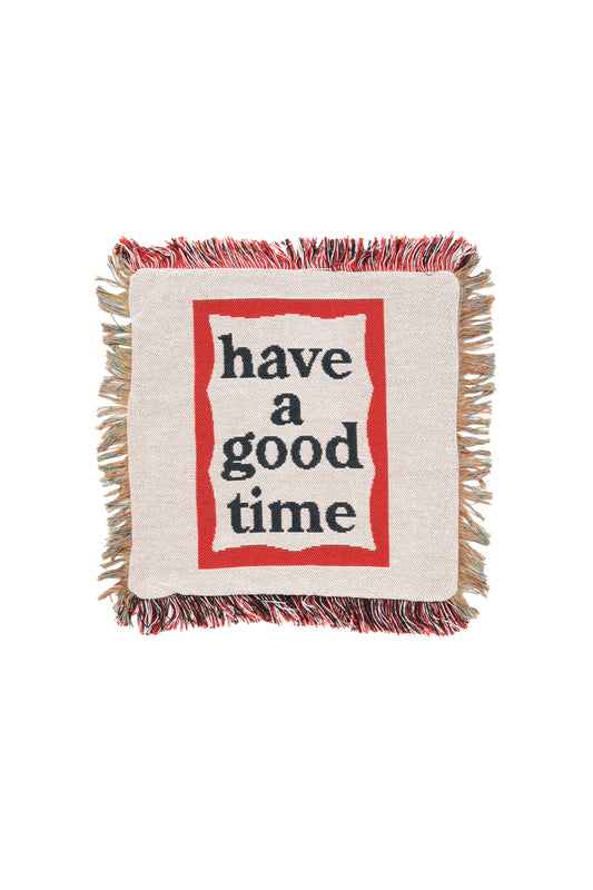 FRAME KNITTED CUSHION COVER