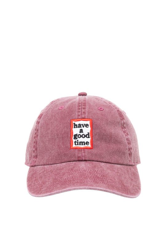 FRAME PIGMENT DYED CAP STONE RED