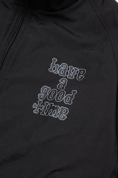 PLAYBALL LOGO REVERSIBLE BOA JACKET BLACK