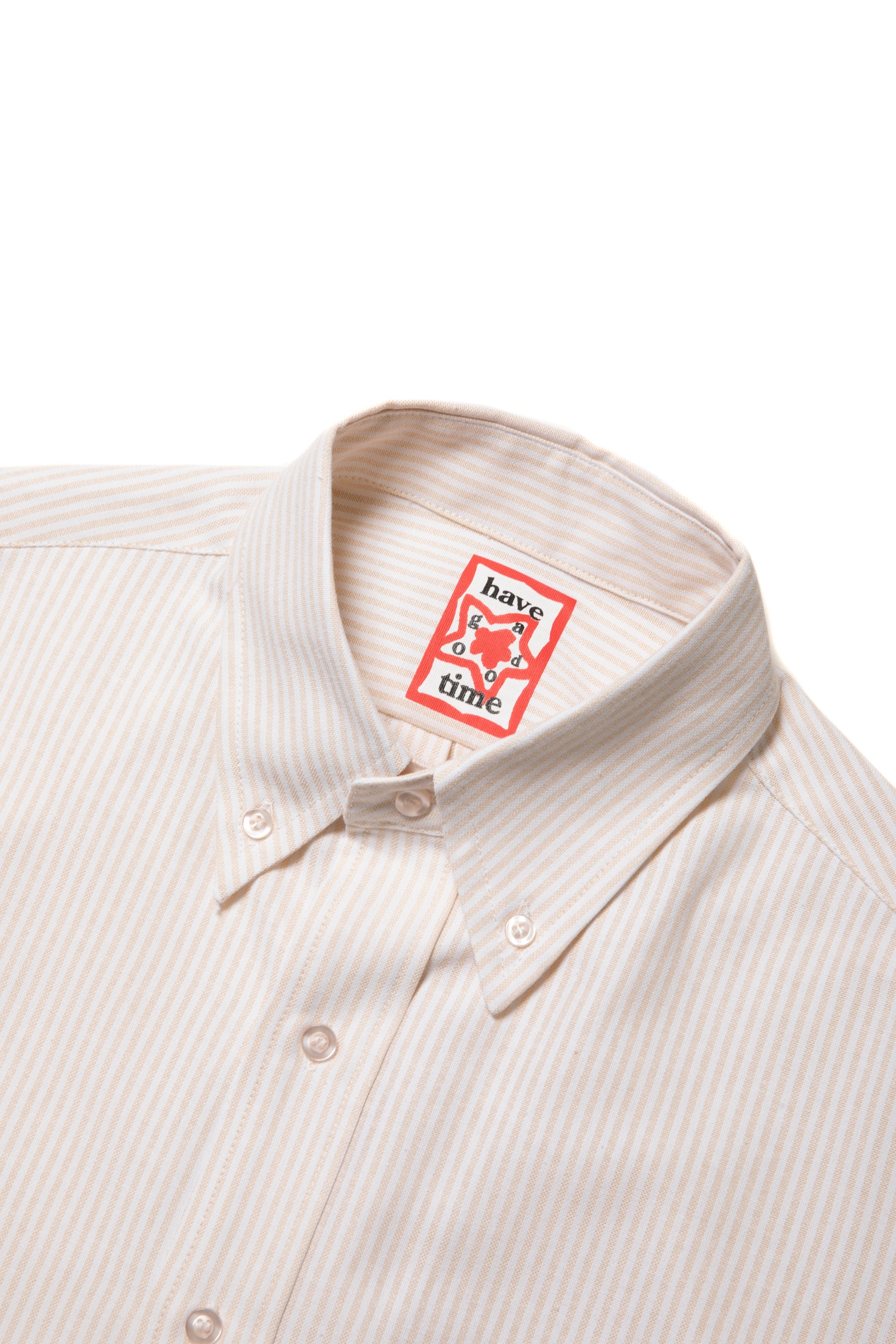 トップス have a good time & starteam STAR TEAM x have a good time OXFORD SHIRT BEIGE