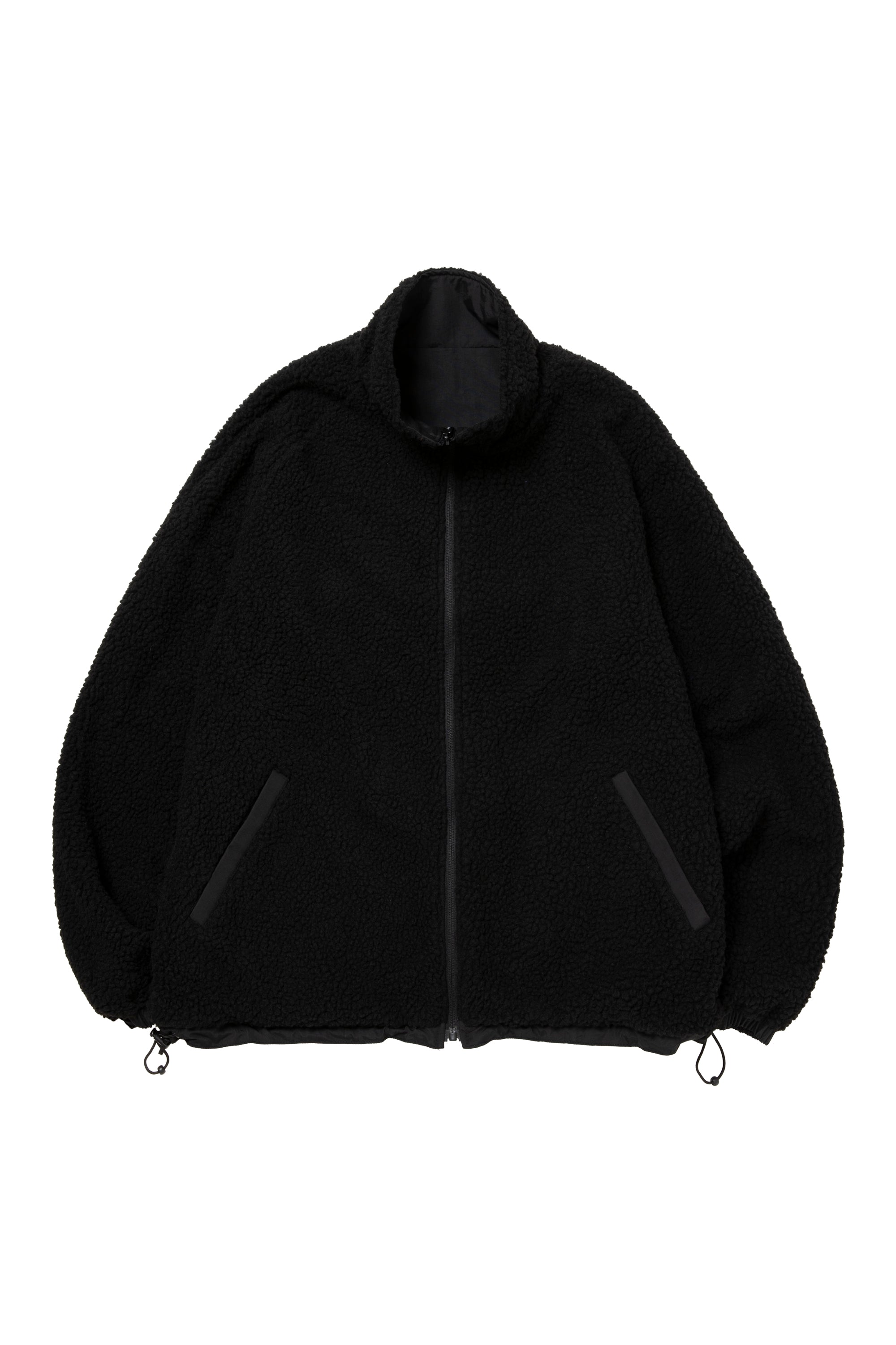 PLAYBALL LOGO REVERSIBLE BOA JACKET BLACK – have a good time