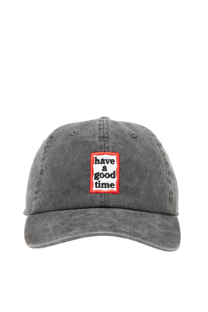 FRAME PIGMENT DYED CAP STONE BLACK