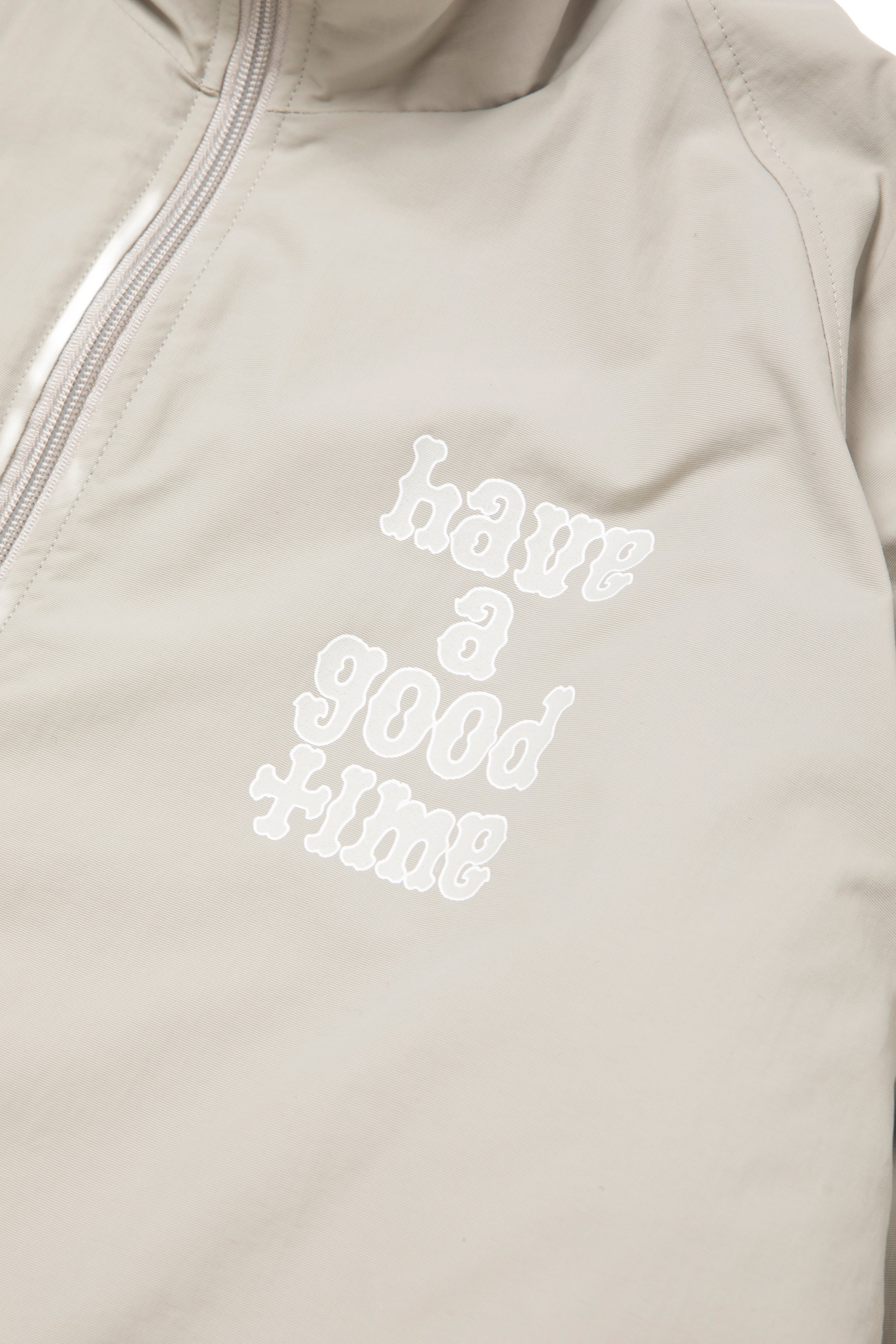 PLAYBALL LOGO REVERSIBLE BOA JACKET BEIGE – have a good time