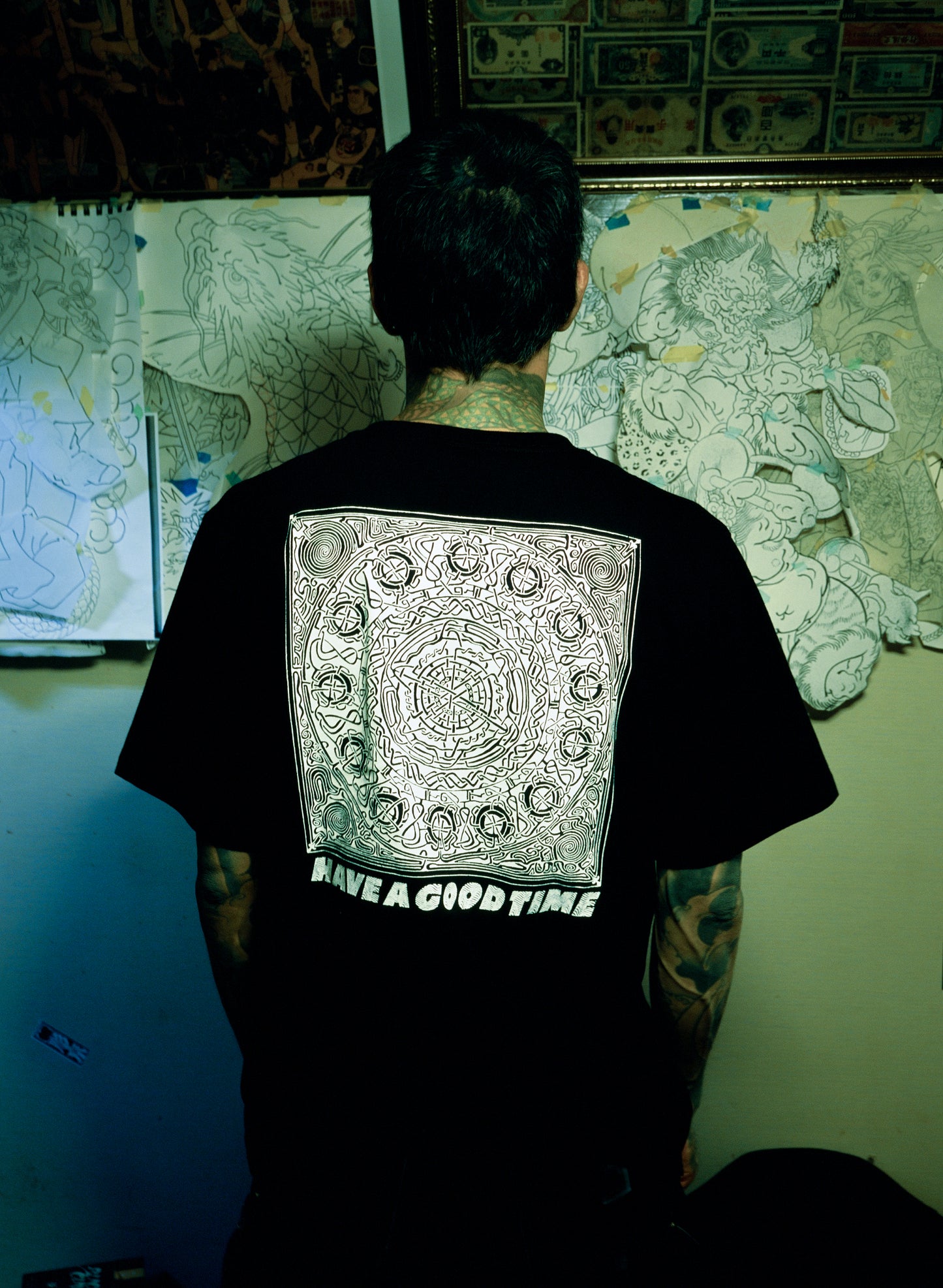 PUZZLE S/S TEE WHITE