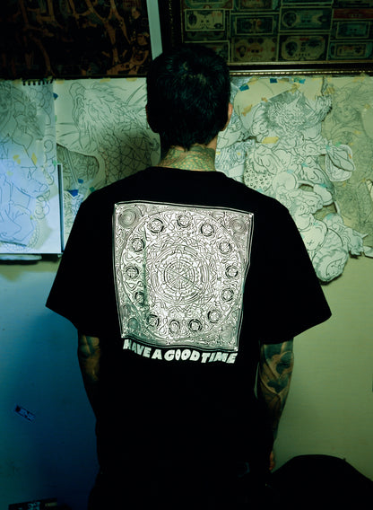 PUZZLE S/S TEE WHITE