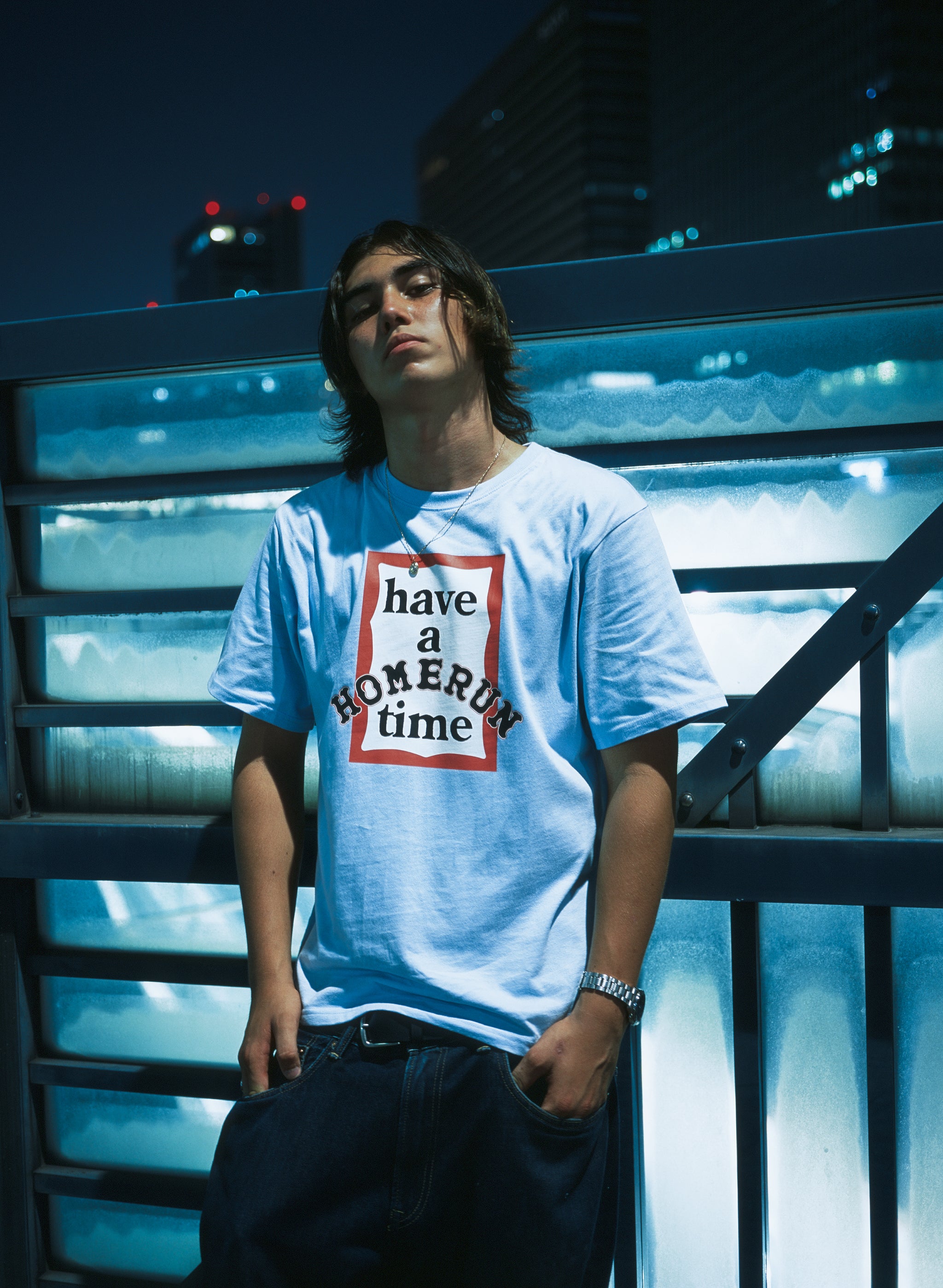 【美品】RUN ベースボールシャツ have a good time HOMERUN GUM BOY S/S TEE WHITE – have a good time