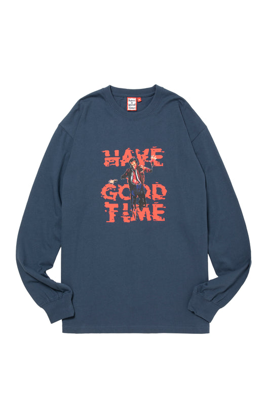 GOOD DROME L/S TEE MIDNIGHT