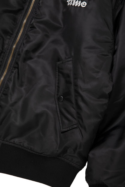 DRAGON CIRCLE REVERSINLE MA-1 JACKET BLACK