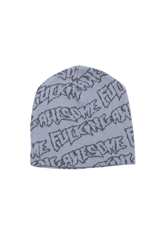 FA STAMP REPEAT BEANIE CREAM O/S