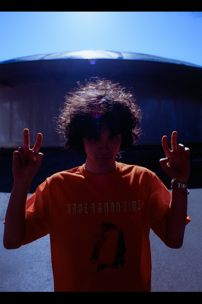 RATS IDEA LOGO S/S TEE ORANGE