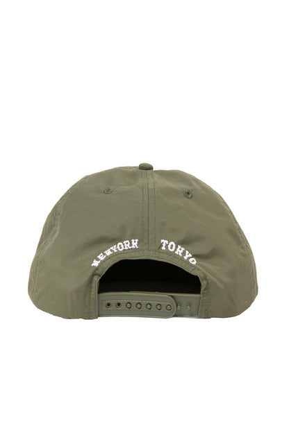 BUBBLE NYLON CAP OLIVE