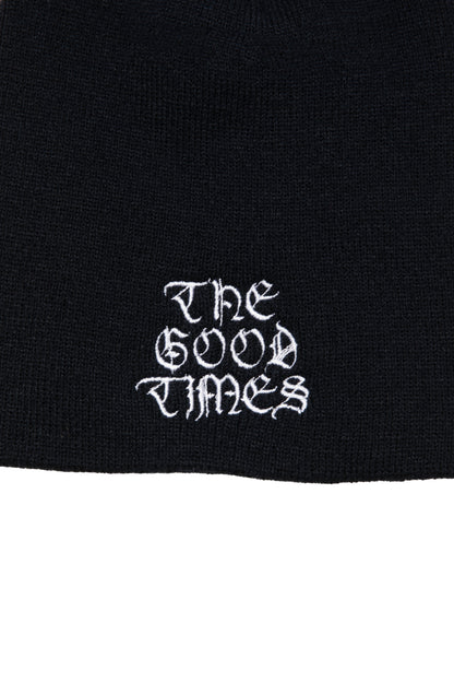 THE GOOD TIMES BEANIE BLACK