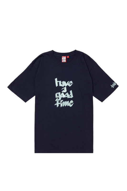 HANDSTYLE TOKYO LOGO S/S TEE NAVY