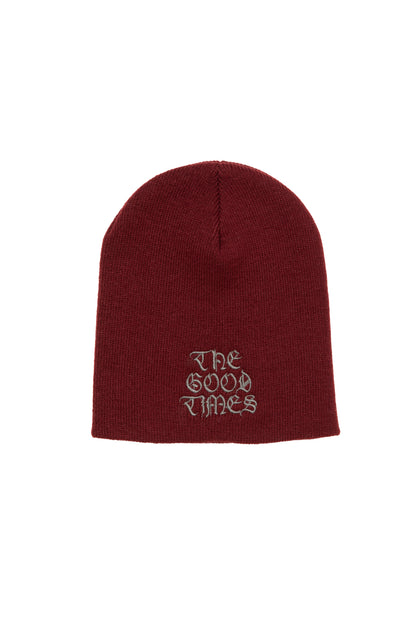THE GOOD TIMES BEANIE MAROON