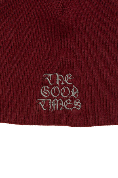 THE GOOD TIMES BEANIE MAROON