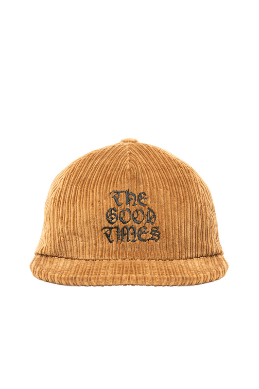 THE GOOD TIMES CORDUROY CAP BROWN