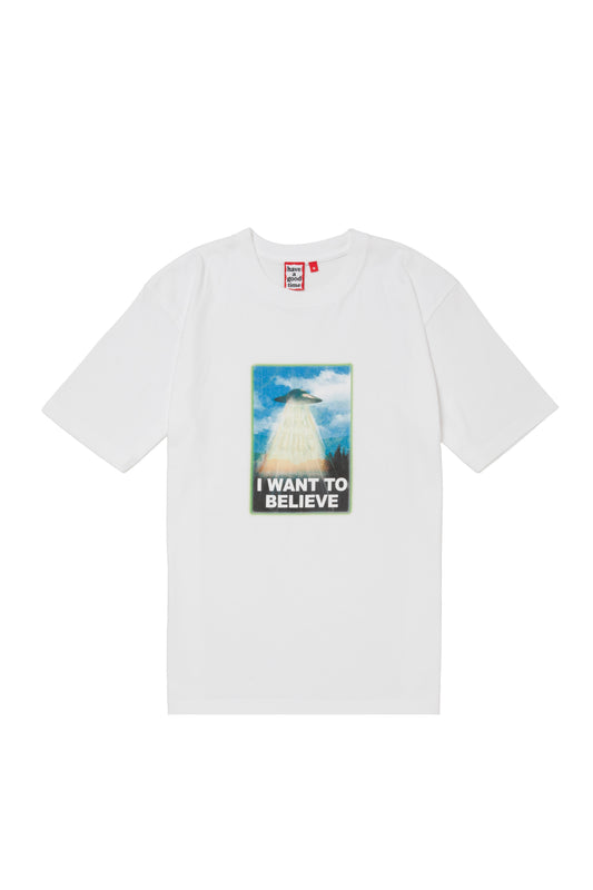 I WANT TO BELIEVE S/S TEE WHITE