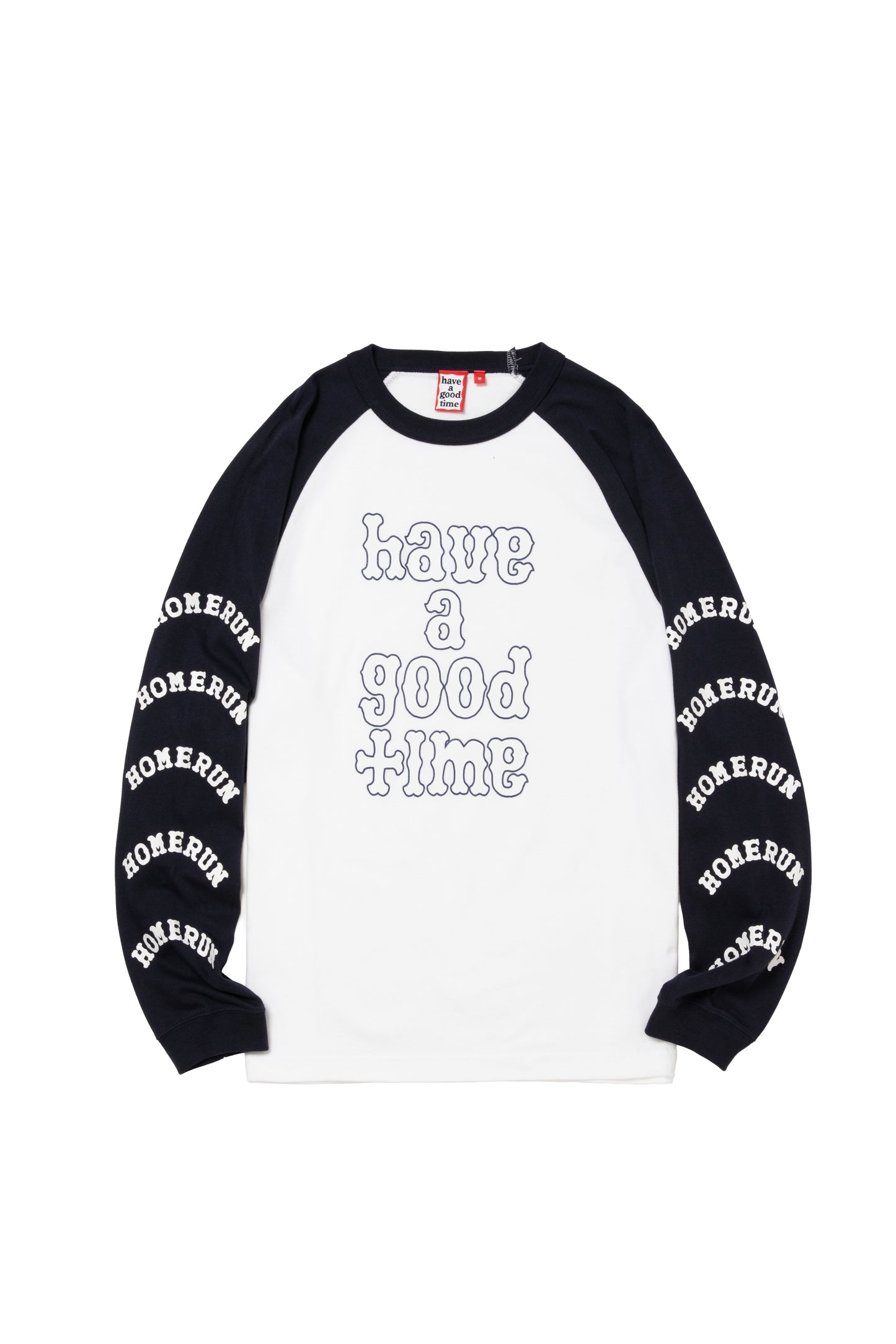 PLAYBALL LOGO RAGLAN L/S TEE NAVY