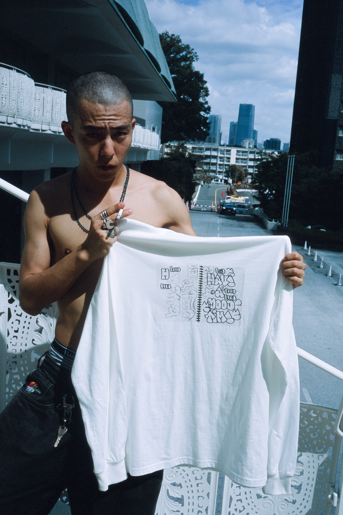 PRACTICE L/S TEE WHITE