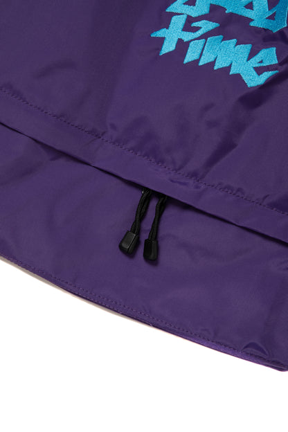 HANDSTYLE LOGO EMB DRAWSTRING BAG PURPLE