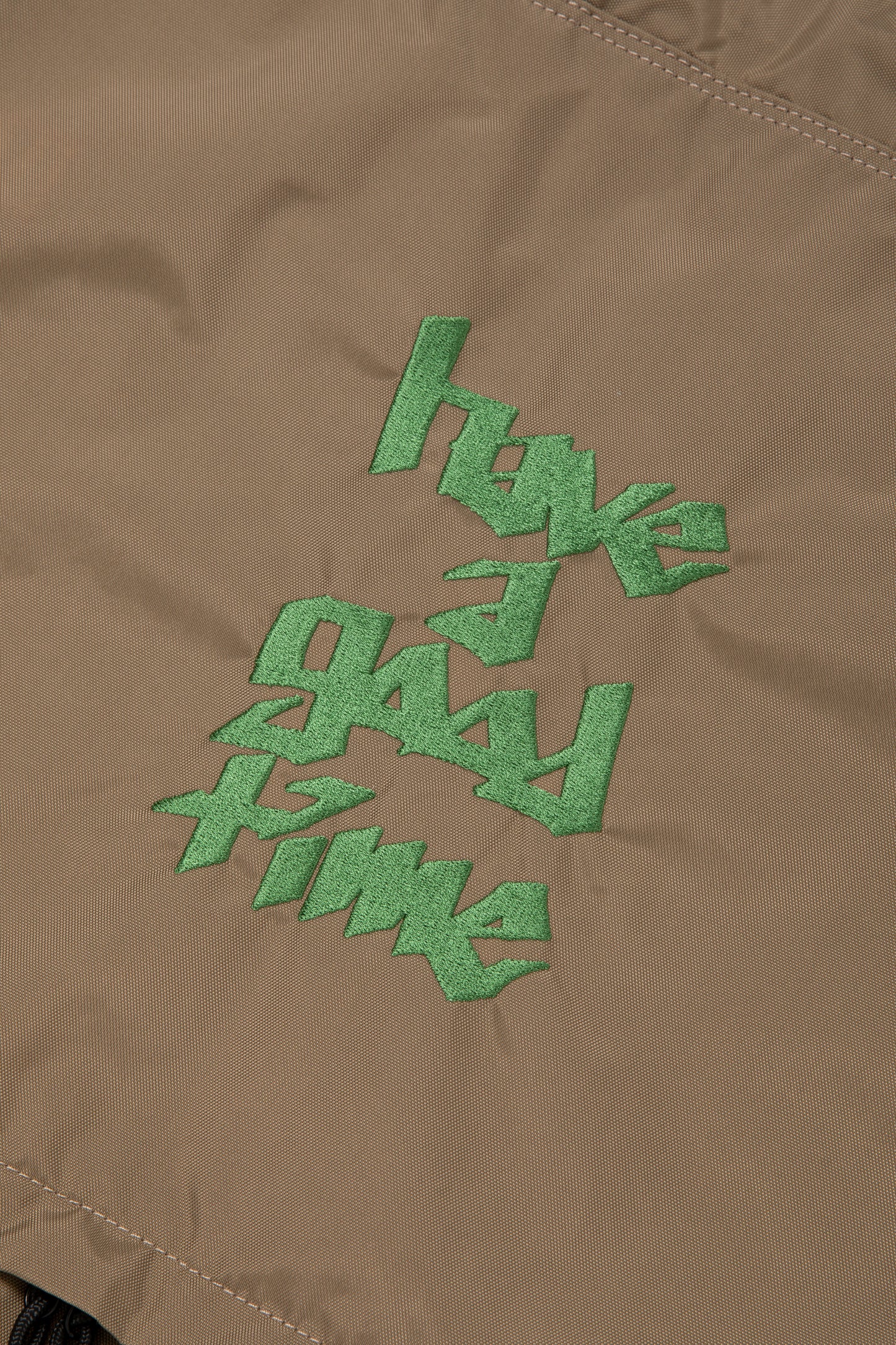 HANDSTYLE LOGO EMB DRAWSTRING BAG SAND