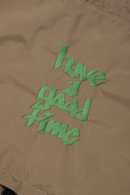 HANDSTYLE LOGO EMB DRAWSTRING BAG SAND