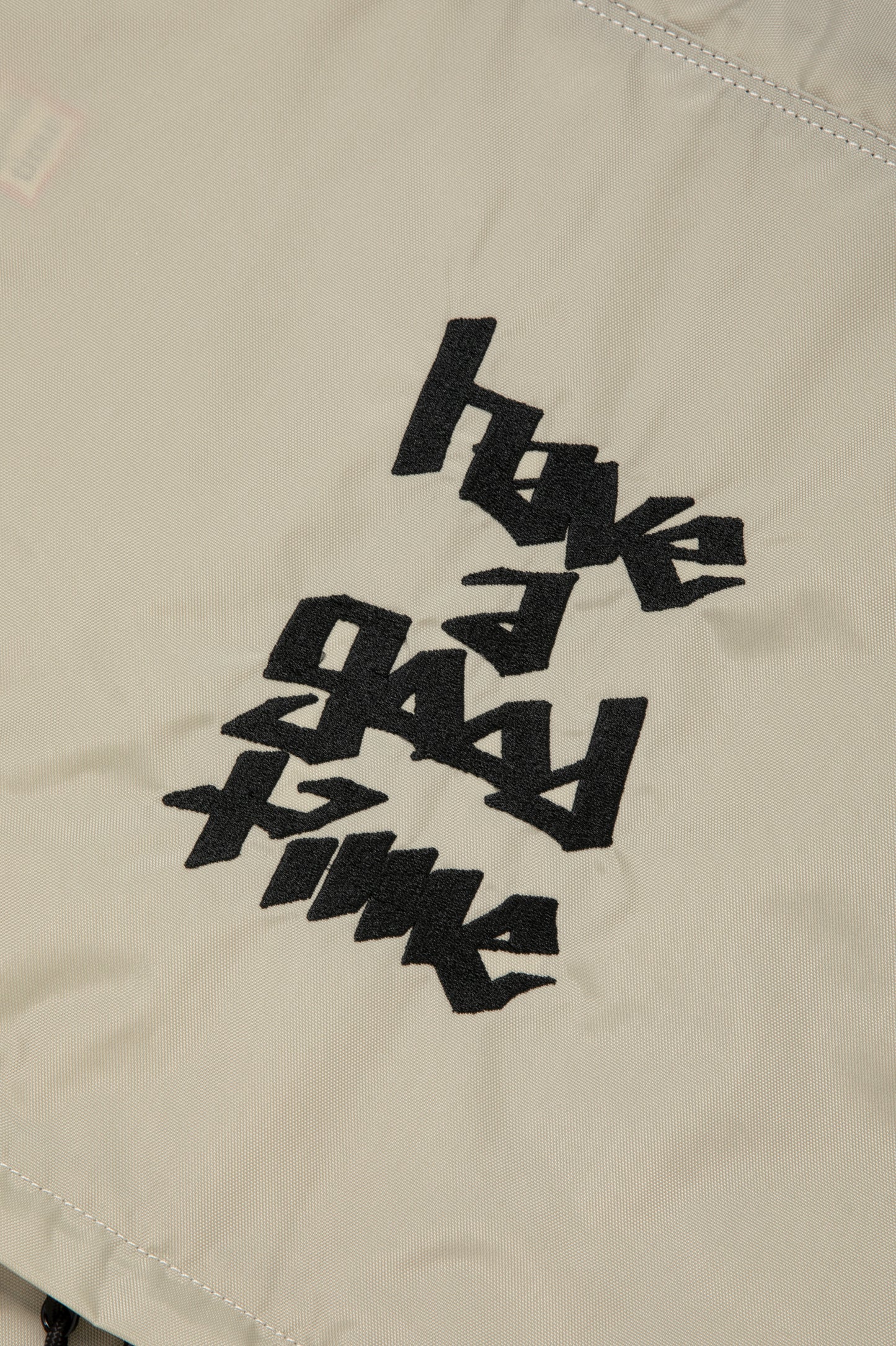 HANDSTYLE LOGO EMB DRAWSTRING BAG ICE GREY