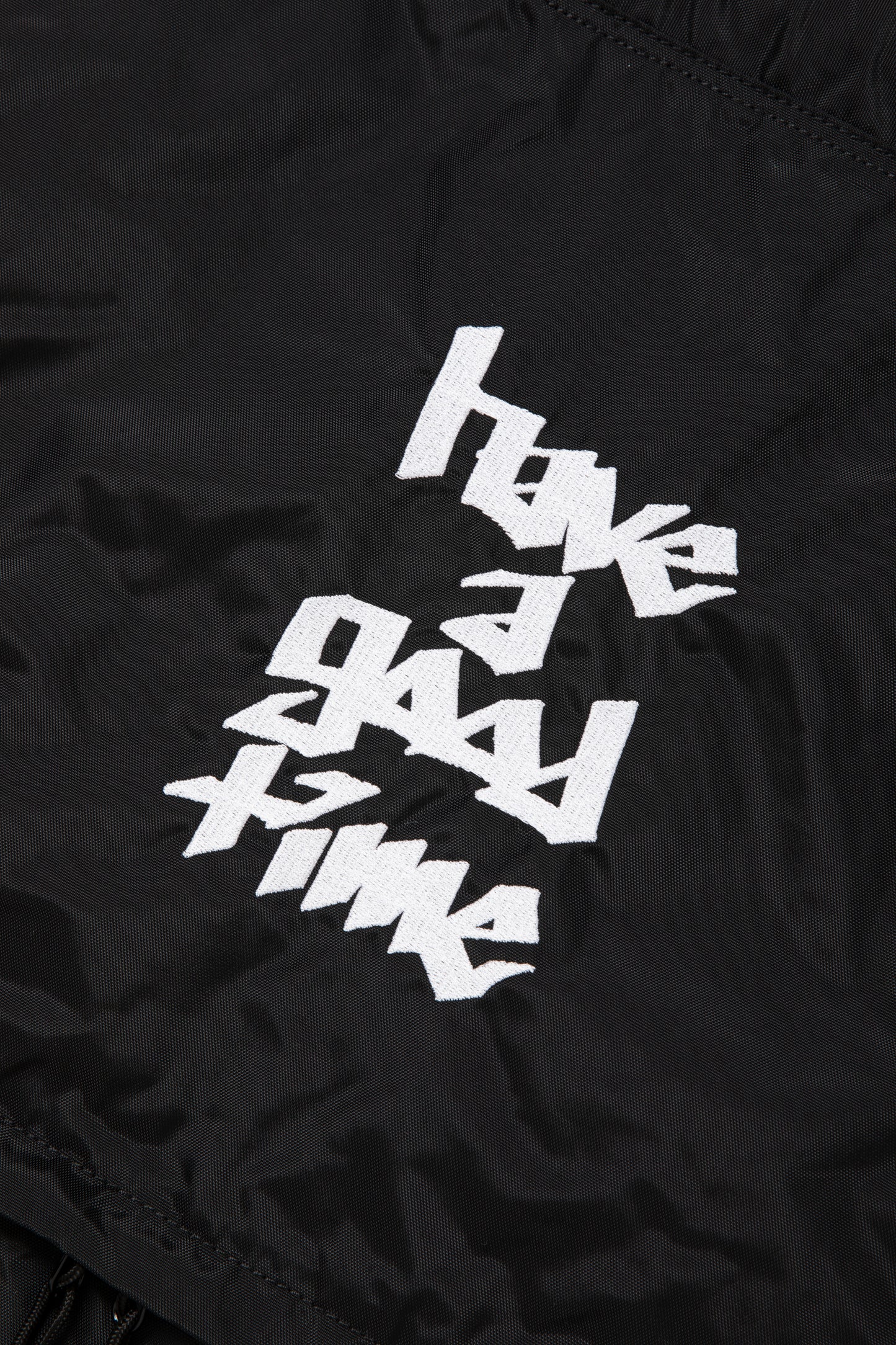 HANDSTYLE LOGO EMB DRAWSTRING BAG BLACK