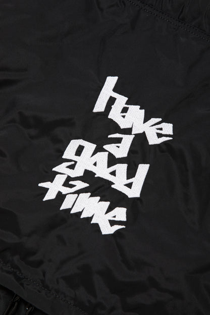 HANDSTYLE LOGO EMB DRAWSTRING BAG BLACK