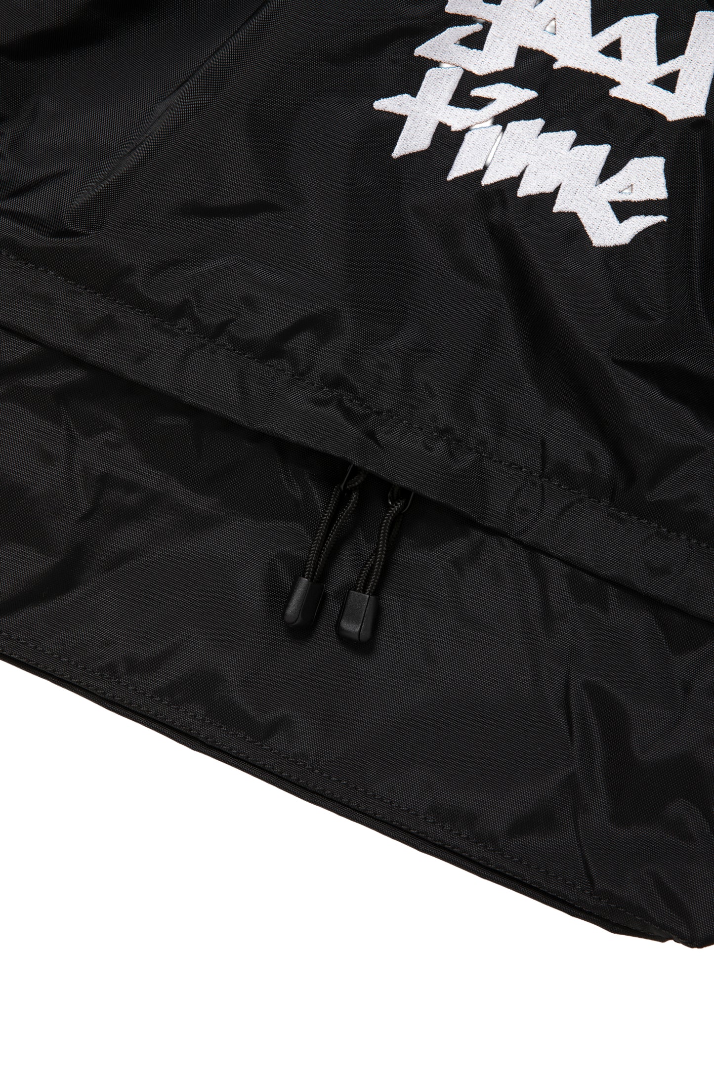 HANDSTYLE LOGO EMB DRAWSTRING BAG BLACK