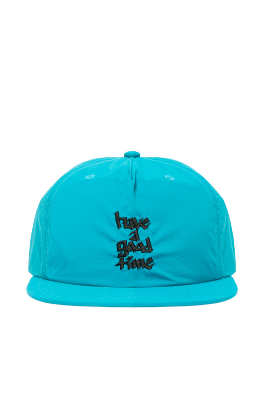 HANDSTYLE LOGO EMB NYLON CAP PEACOCK
