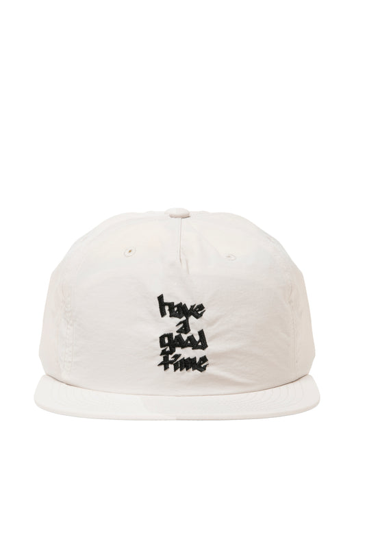 HANDSTYLE LOGO EMB NYLON CAP OFF WHITE