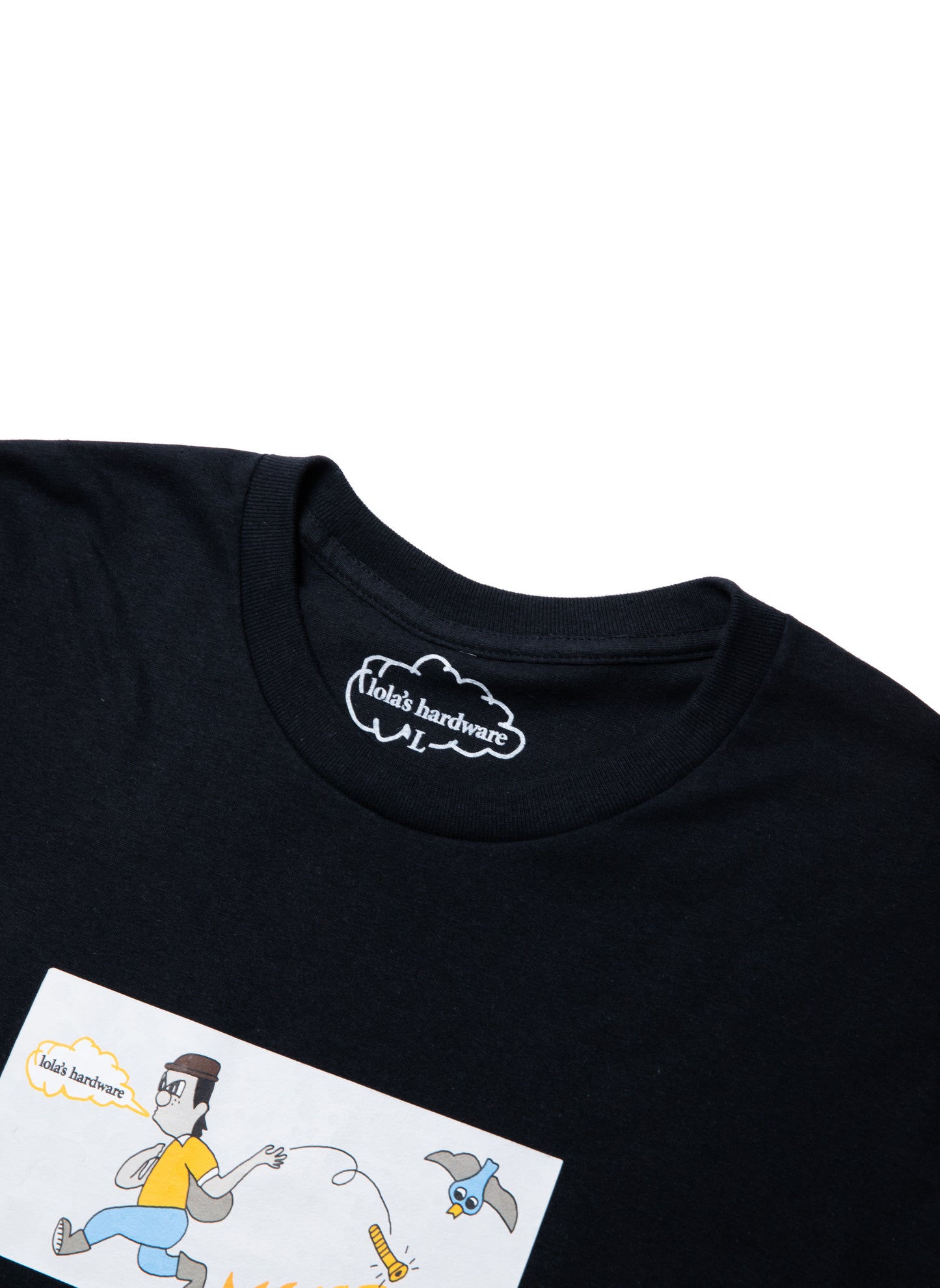 LOLAS FLICK CIGGIE TEE BLACK