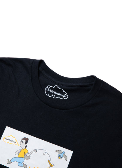 LOLAS FLICK CIGGIE TEE BLACK