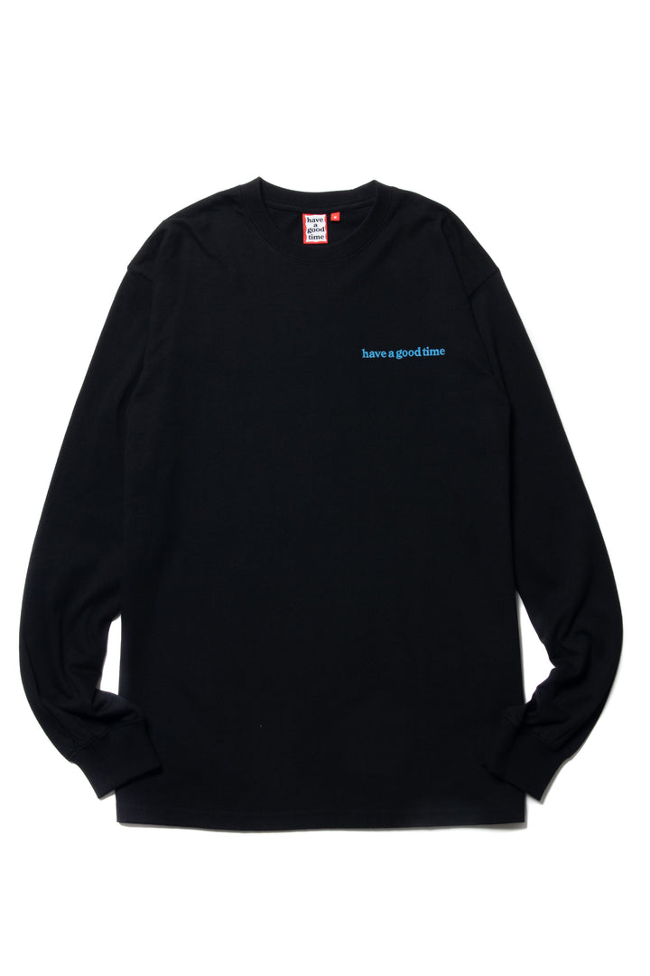 SADAO HASEGAWA BLUE L/S TEE BLACK – have a good time