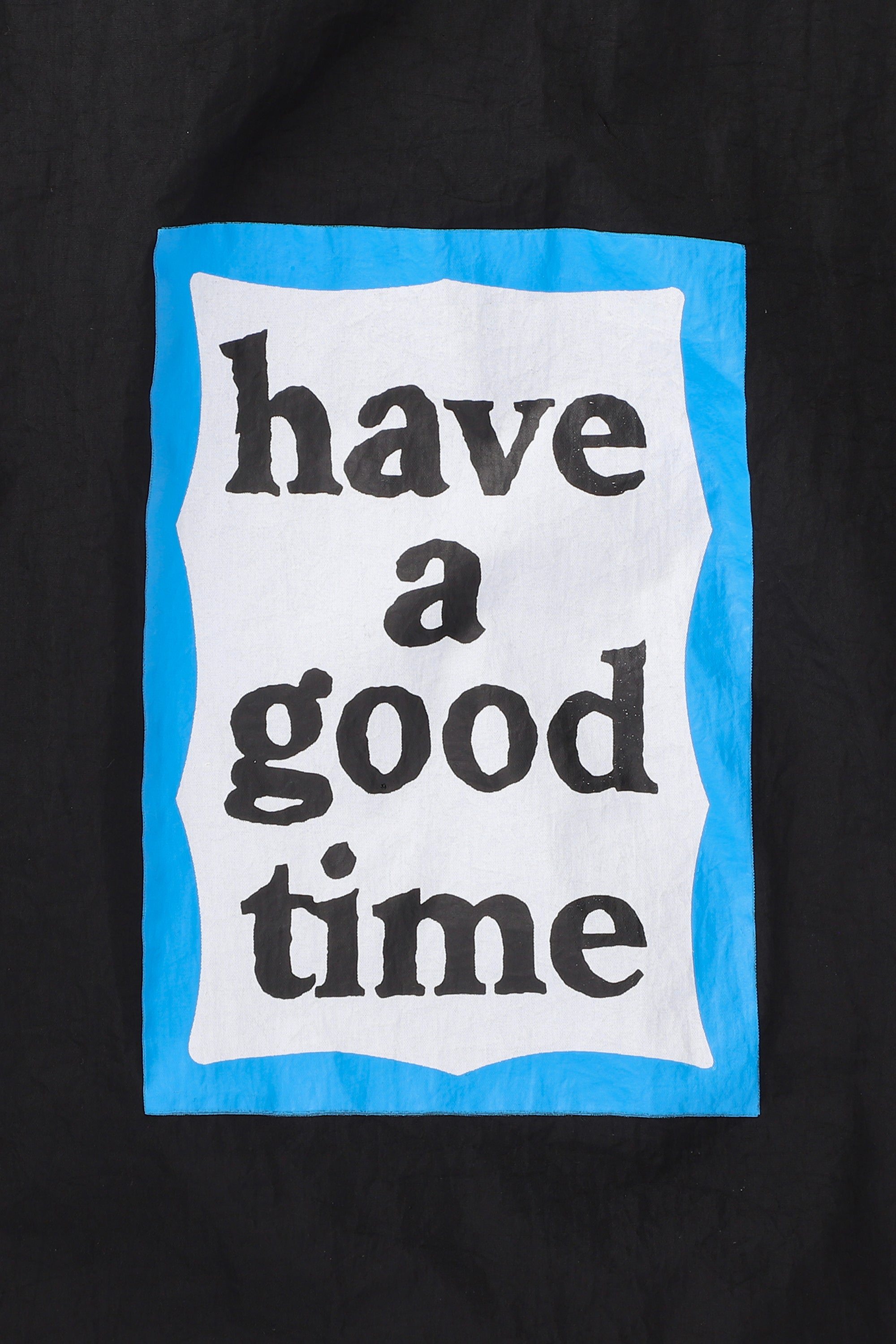 【HAVE A GOOD TIME 】Frame Pocketable Eco Bag エコバッグ BLUE FRAME POCKETABLE ECO BAG BLACK – have a good time