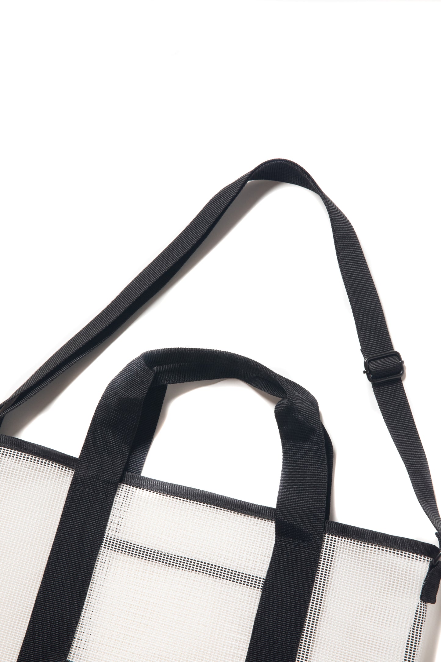 FRAME MESH 2WAY TOTE WHITE
