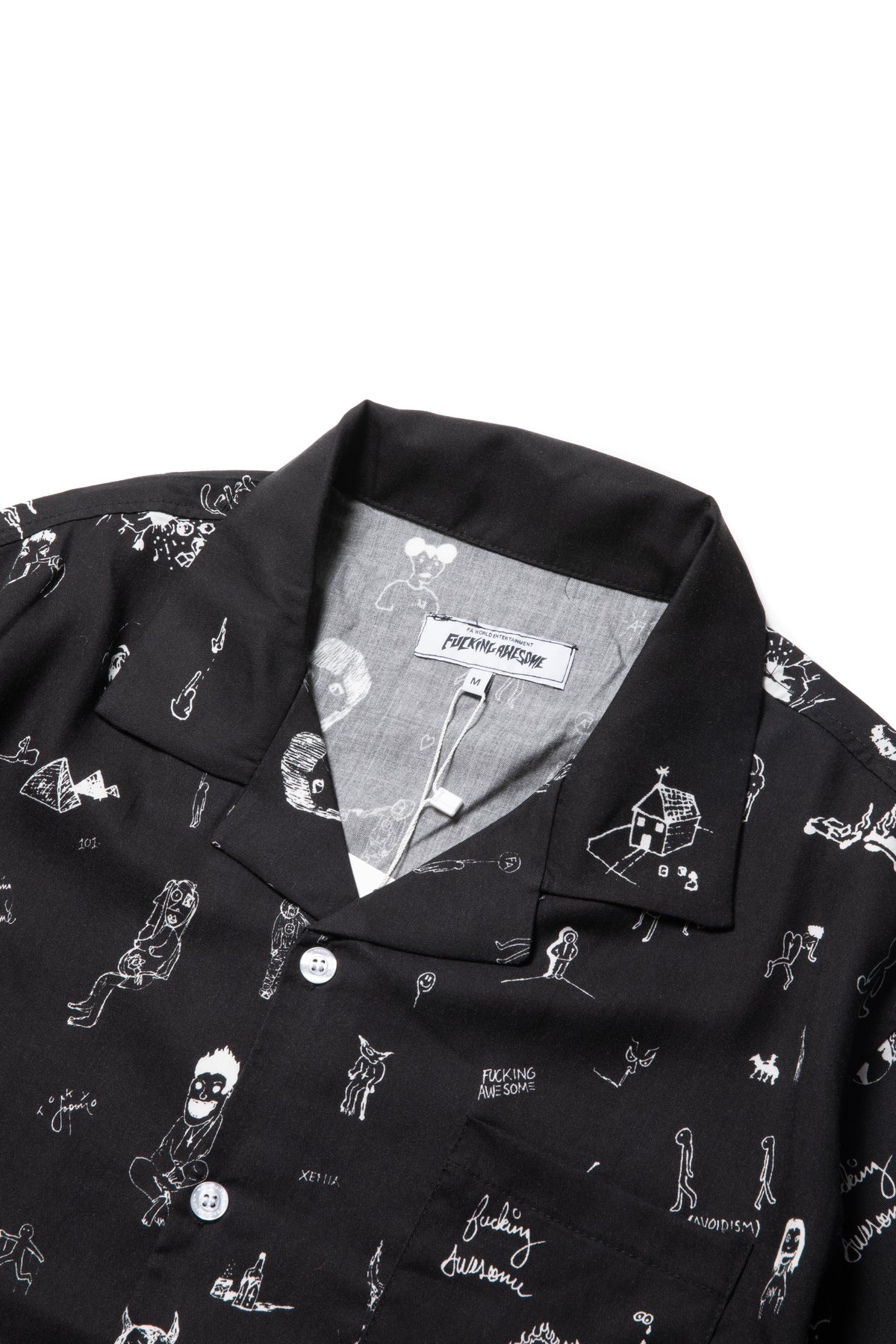 FUCKING AWESOME DILL DRAWING CLUB SHIRT BLACK