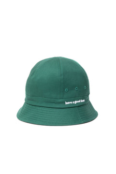 SIDE LOGO BUCKET HAT GREEN – have a good time