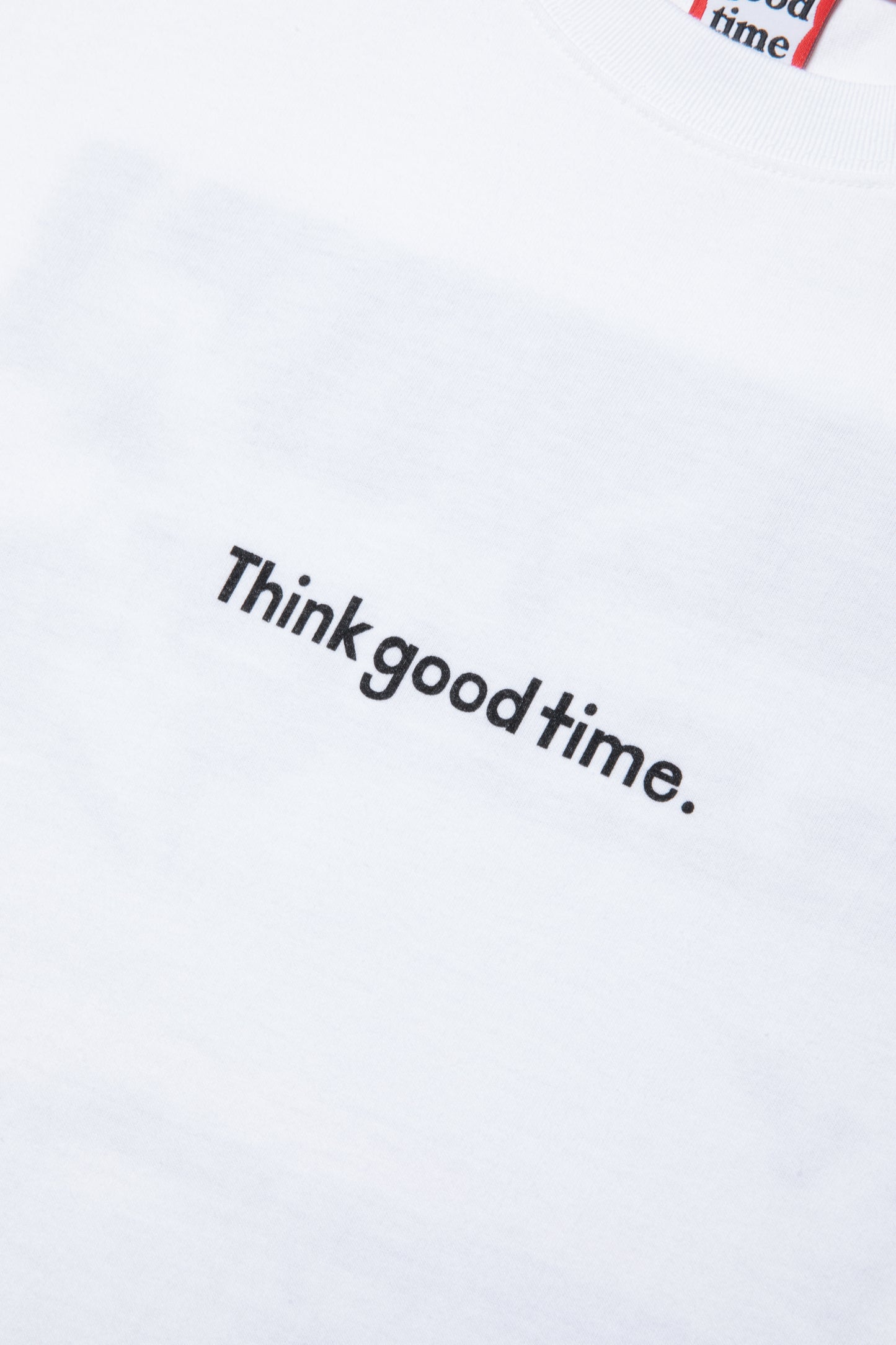 THINK GOOD TIME S/S TEE WHITE