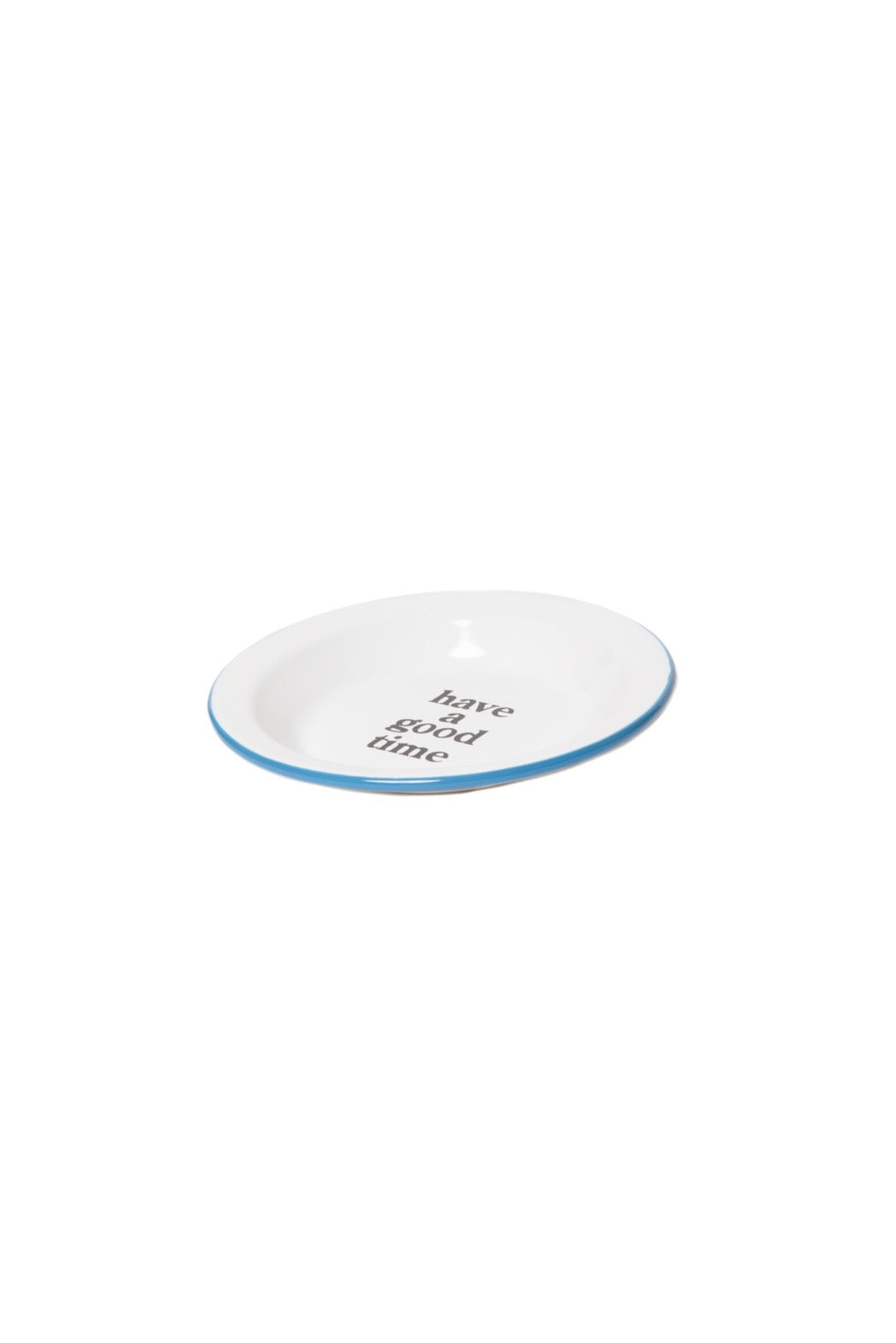 LOGO ENAMEL PLATE SET BLUE
