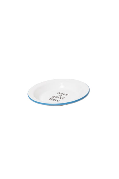 LOGO ENAMEL PLATE SET BLUE