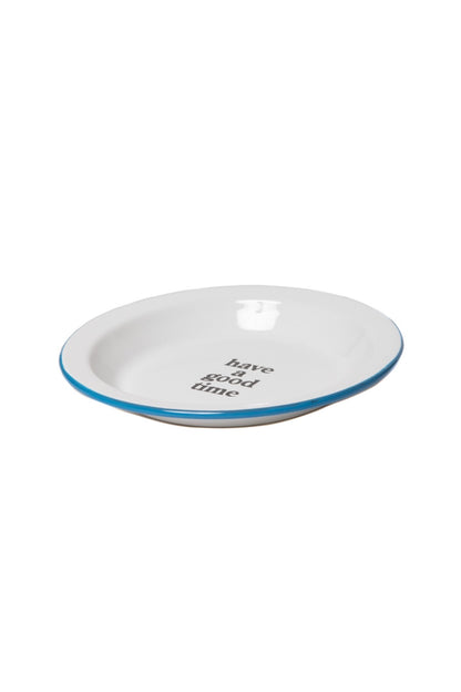 LOGO ENAMEL PLATE SET BLUE